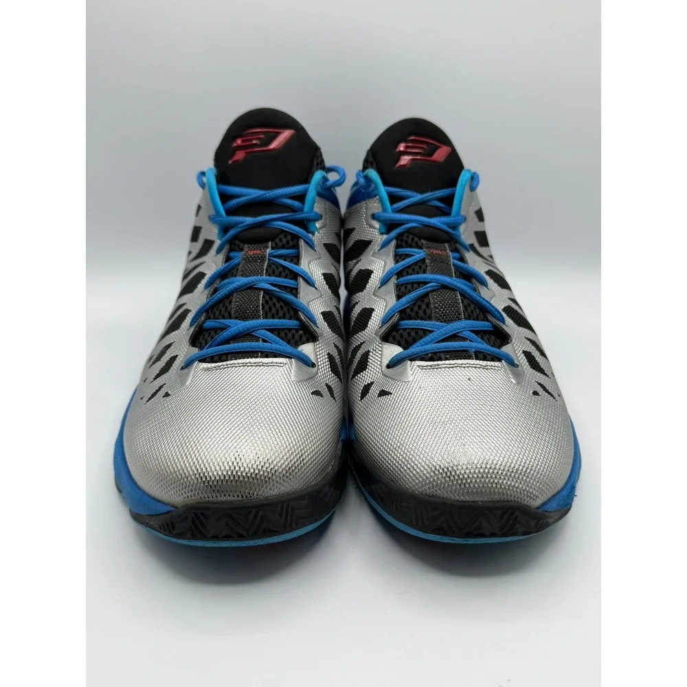 Jordan CP3.VI 2012 Metallic Silver Blue Glow Black Men's 535807-021 Size 12